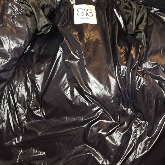 PARKA Sam New York S13 Navy Goose Down Fur Hood Size XS - Picture 9 of 11